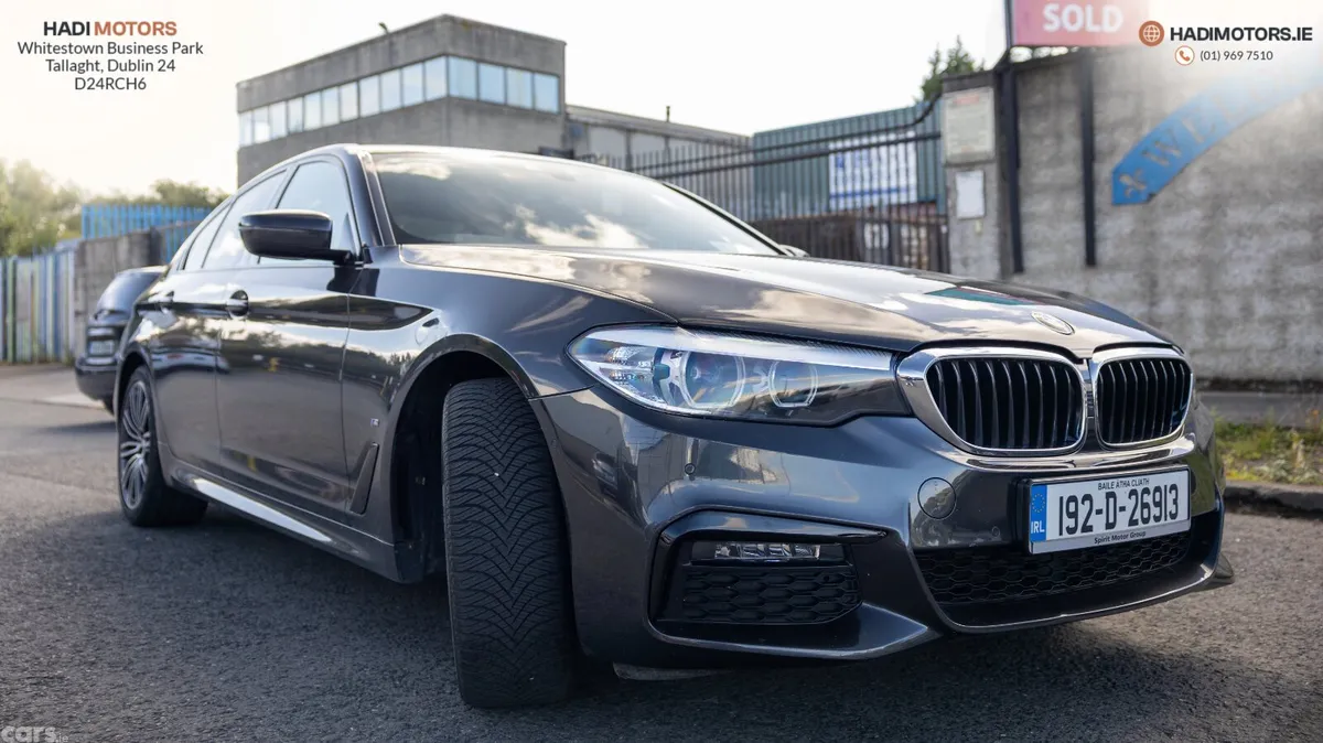 BMW 5-Series Saloon, Petrol Plug-in Hybrid, 2019, Grey
