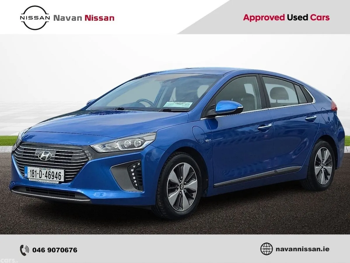 Hyundai IONIQ Hatchback, Petrol Plug-in Hybrid, 2018, Blue