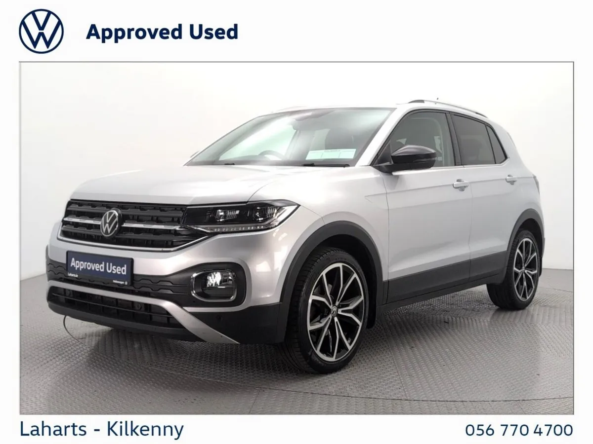 Volkswagen T-Cross SUV, Petrol, 2023, Silver