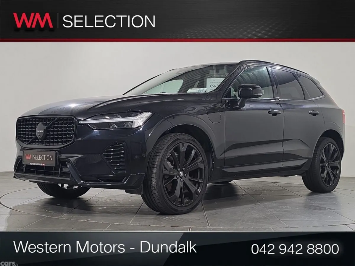 Volvo XC60 SUV, Petrol Plug-in Hybrid, 2024, Black