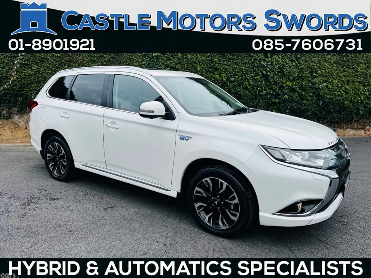 Mitsubishi Outlander Estate, Petrol Plug-in Hybrid, 2016, White