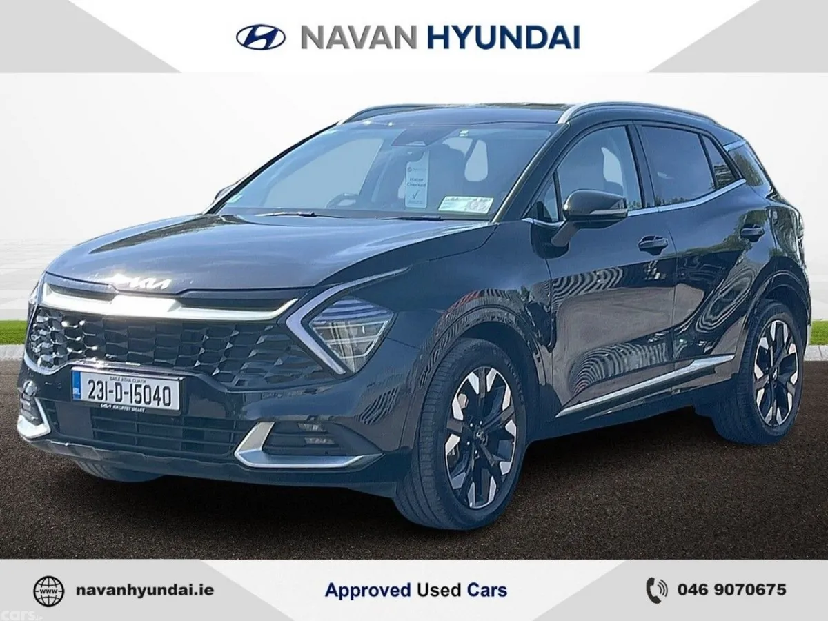 Kia Sportage SUV, Petrol Plug-in Hybrid, 2023, Black