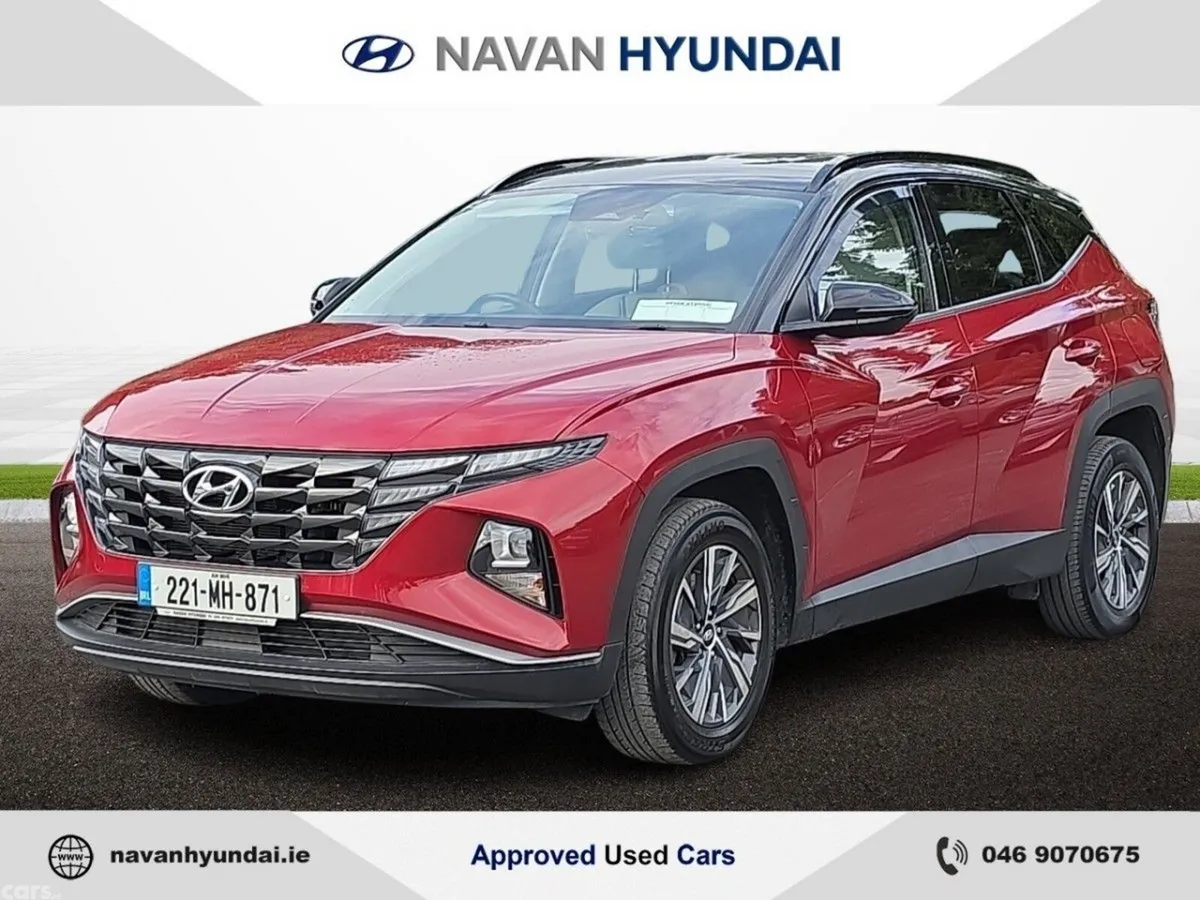 Hyundai Tucson SUV, Petrol Hybrid, 2022, Red