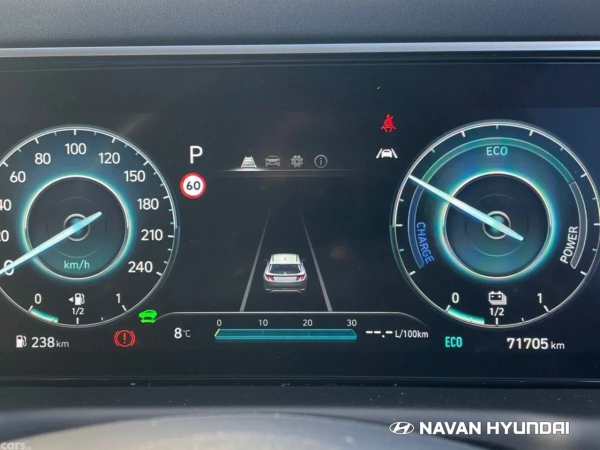 Hyundai Tucson SUV, Petrol Hybrid, 2022, Red