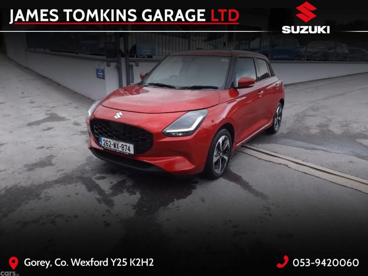 Suzuki Swift Hatchback, Petrol Hybrid, 2026, Red