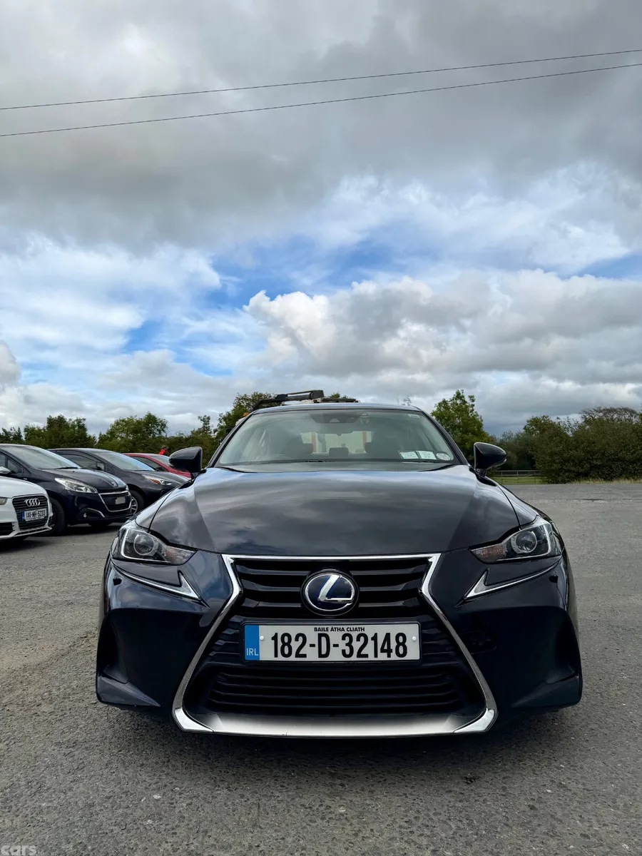 Lexus IS Saloon, Petrol Hybrid, 2018, Black