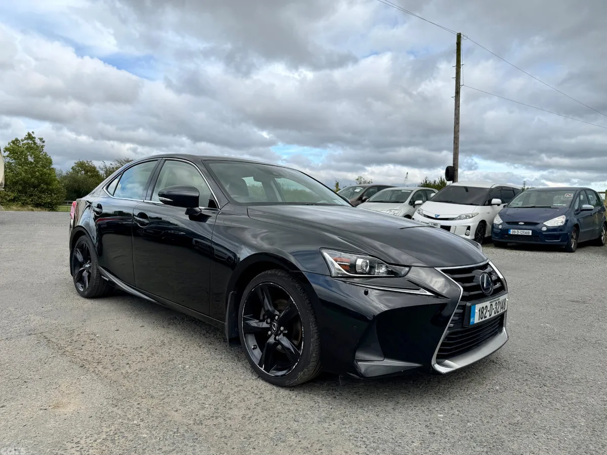 Lexus IS Saloon, Petrol Hybrid, 2018, Black