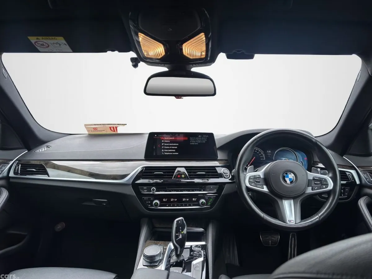 BMW 5-Series Saloon, Petrol, 2018, Black