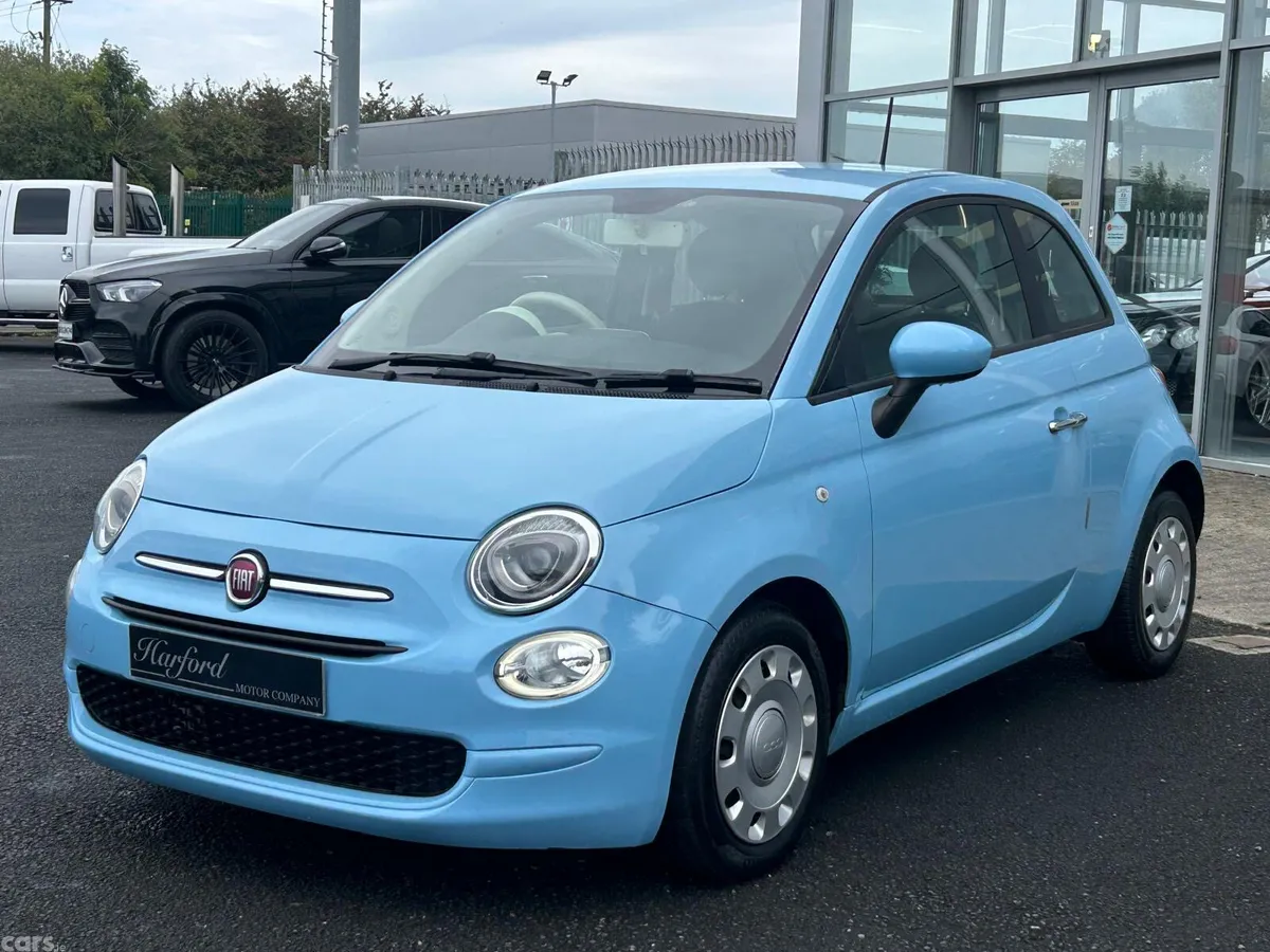 Fiat 500 Hatchback, Petrol, 2016, Red