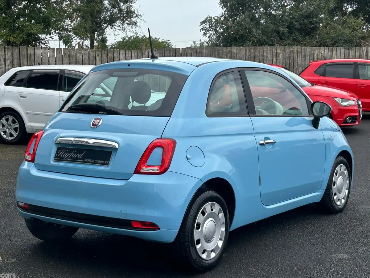 Fiat 500 Hatchback, Petrol, 2016, Red