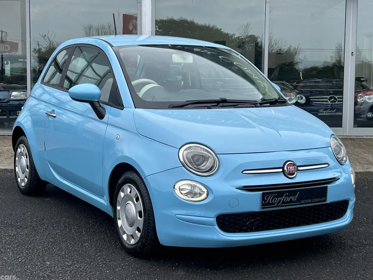 Fiat 500 Hatchback, Petrol, 2016, Red
