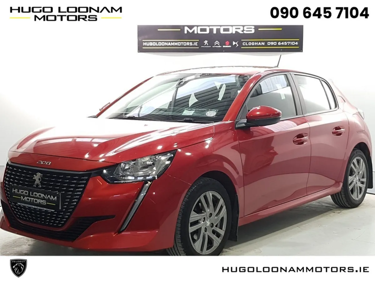 Peugeot 208 Hatchback, Petrol, 2021, Red