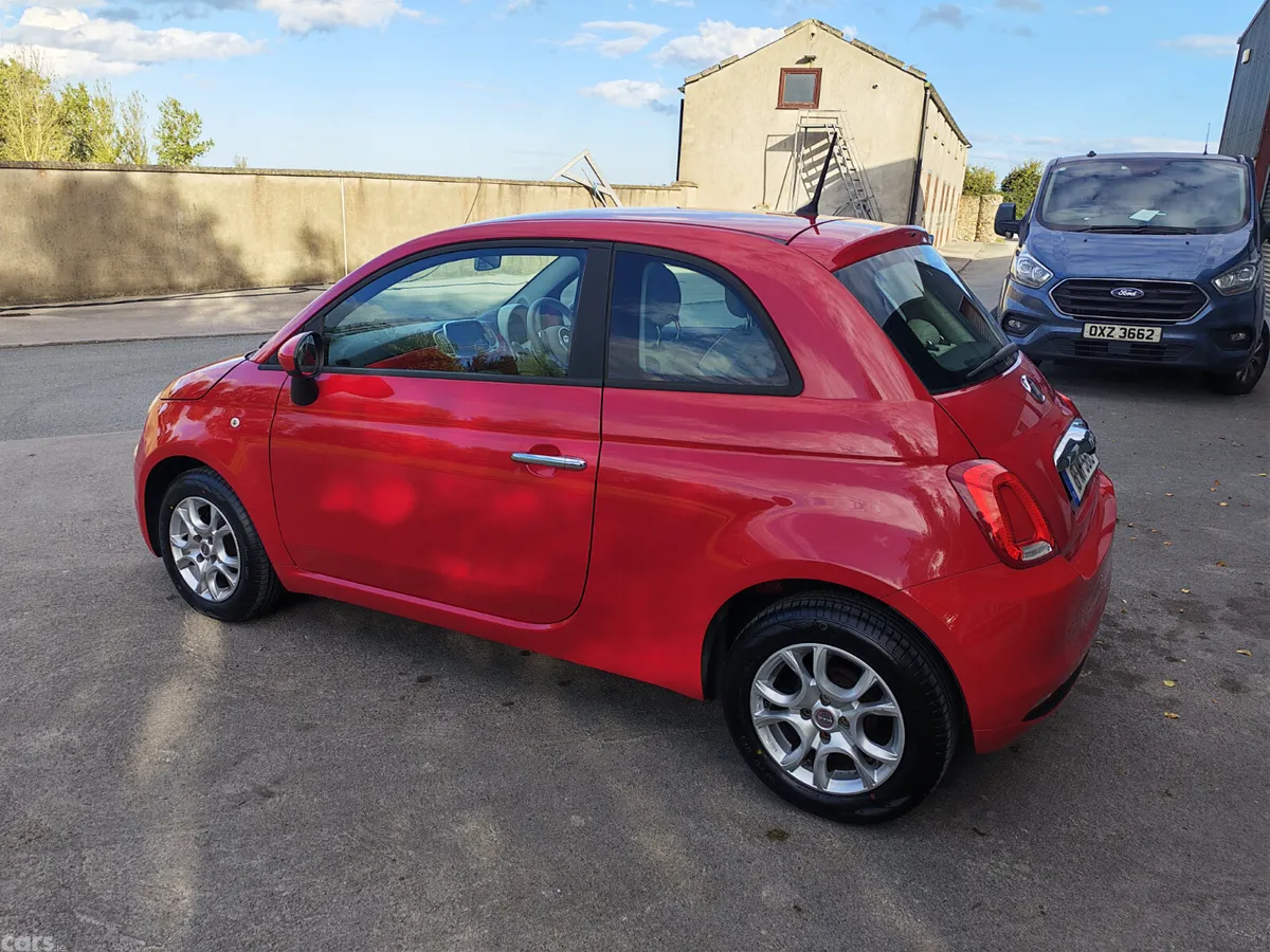 Fiat 500 Hatchback, Petrol, 2018, Red