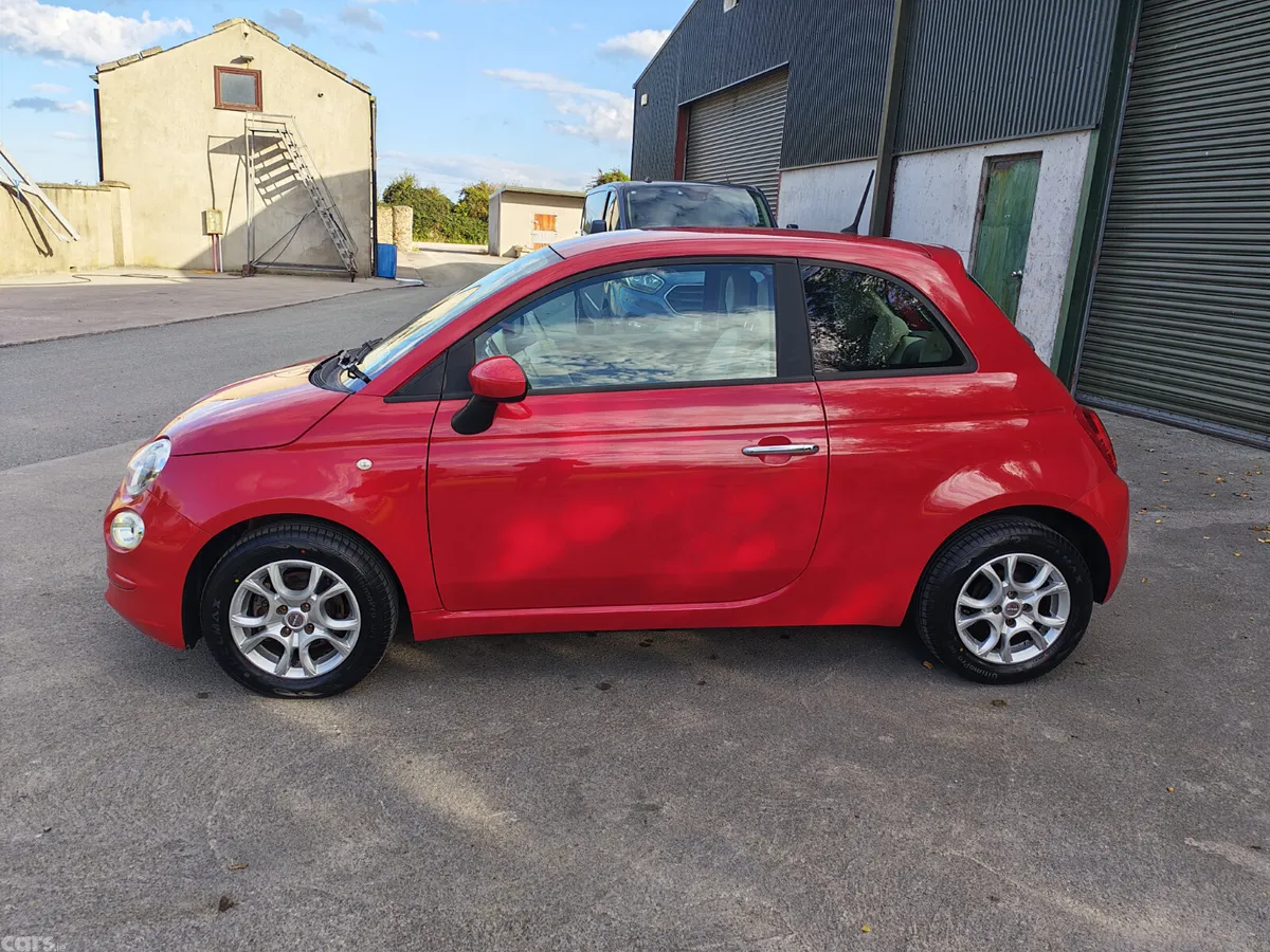 Fiat 500 Hatchback, Petrol, 2018, Red