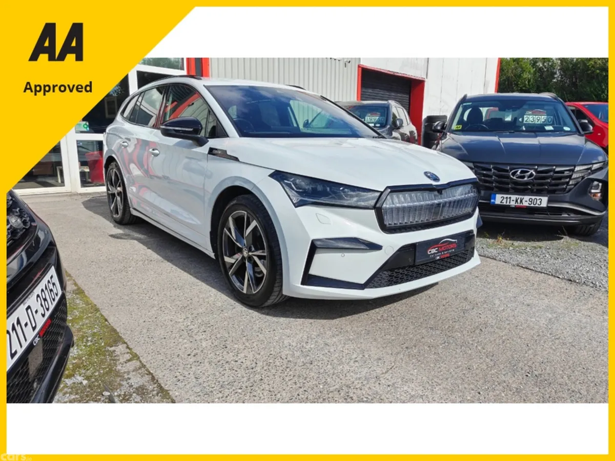 Skoda Enyaq Hatchback, Electric, 2023, White