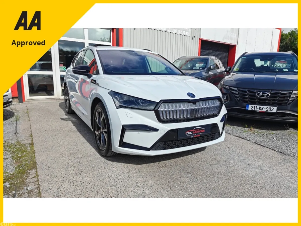 Skoda Enyaq Hatchback, Electric, 2023, White