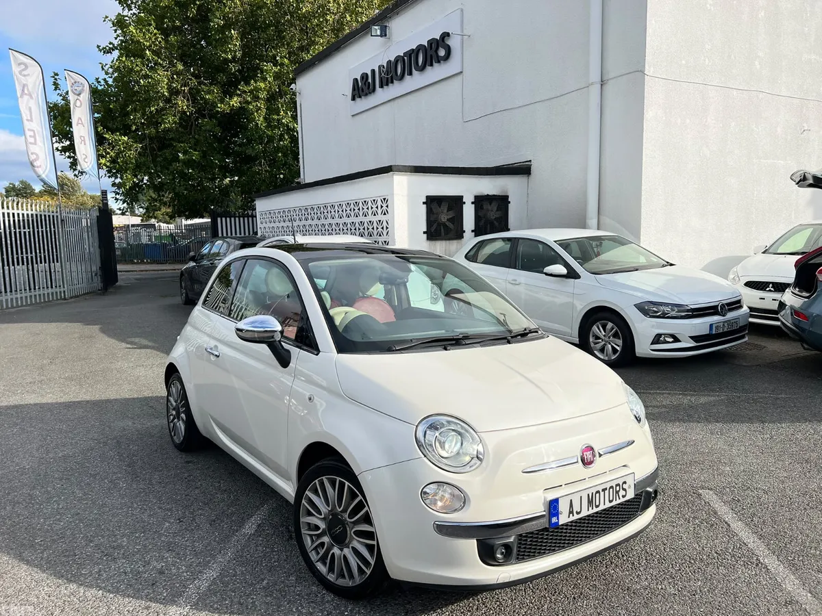 Fiat 500 Hatchback, Petrol, 2015, White