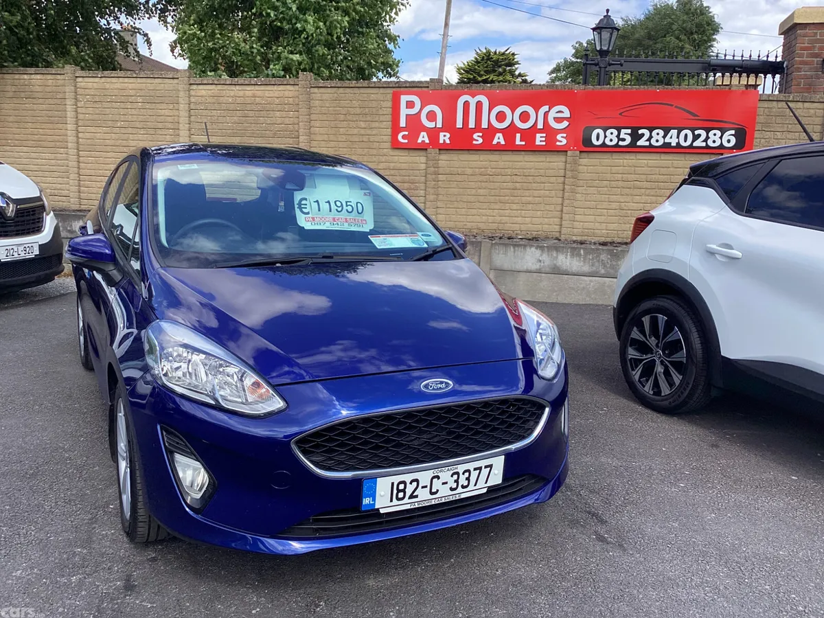 Ford Fiesta Hatchback, Petrol, 2018, Blue
