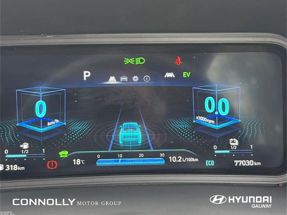 Hyundai KONA MPV, Petrol Hybrid, 2021, Red