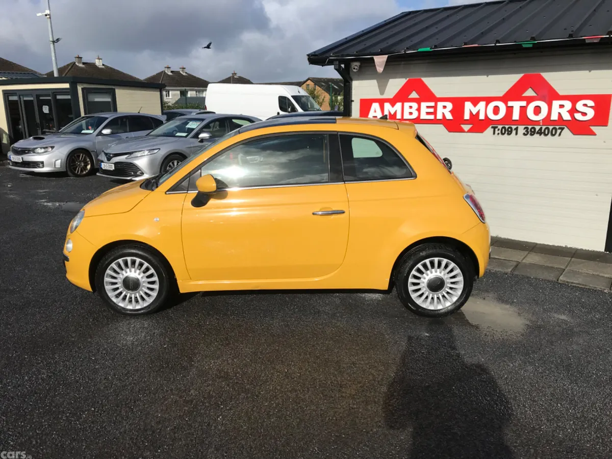 Fiat 500 Hatchback, Petrol, 2013, Yellow