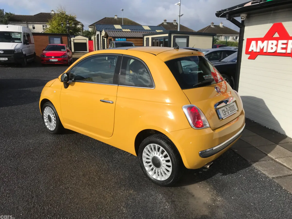 Fiat 500 Hatchback, Petrol, 2013, Yellow