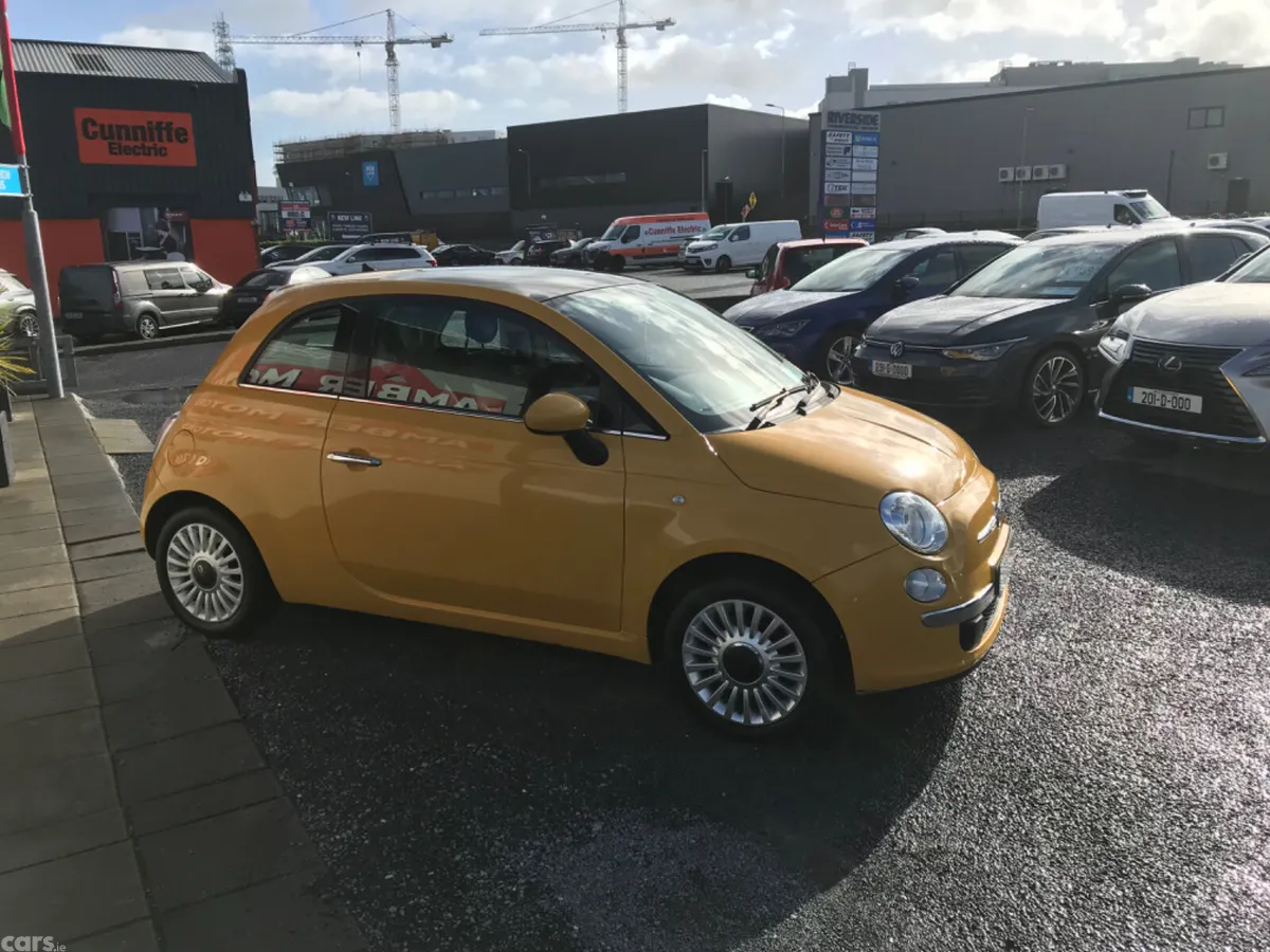 Fiat 500 Hatchback, Petrol, 2013, Yellow