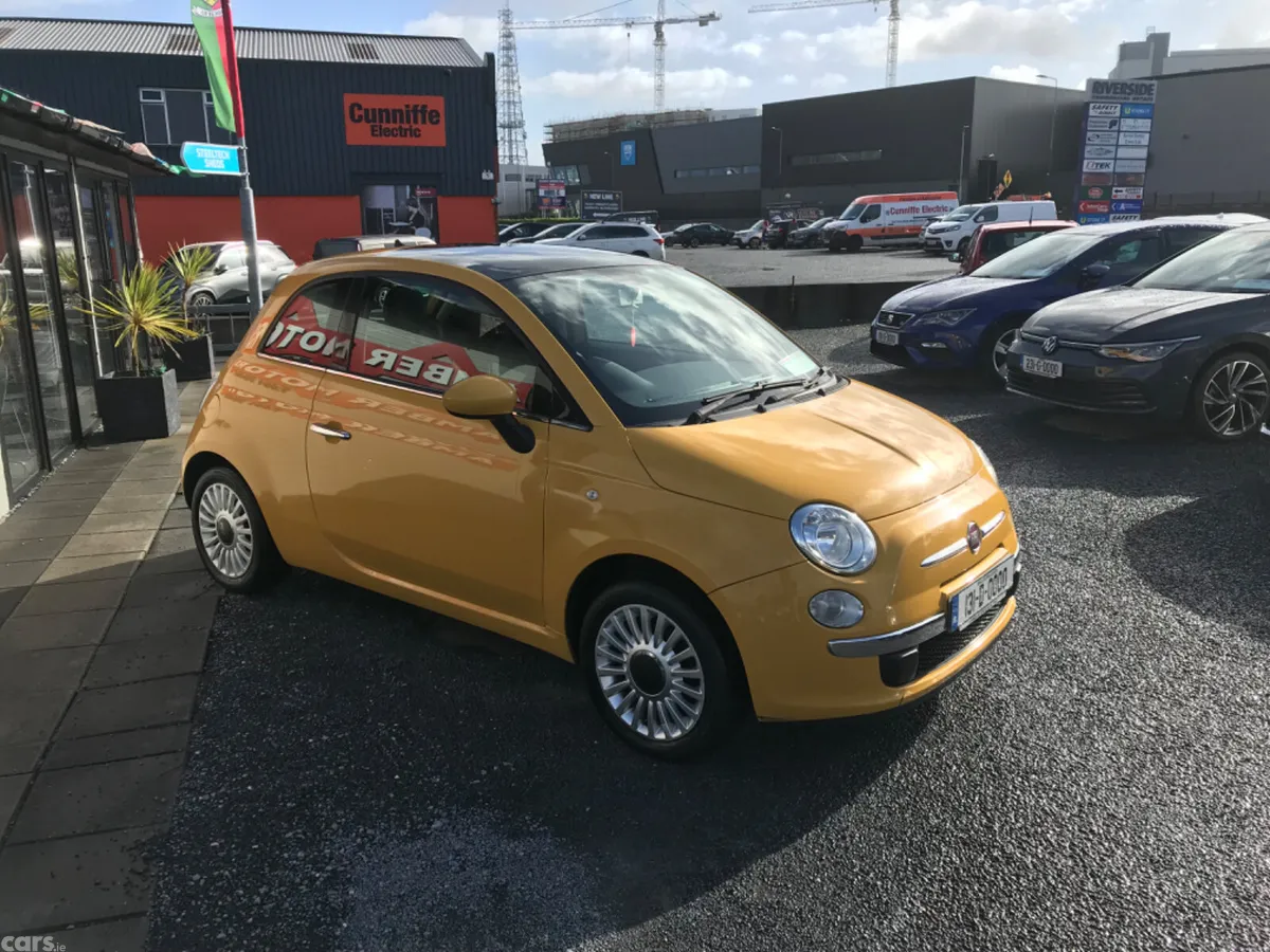 Fiat 500 Hatchback, Petrol, 2013, Yellow
