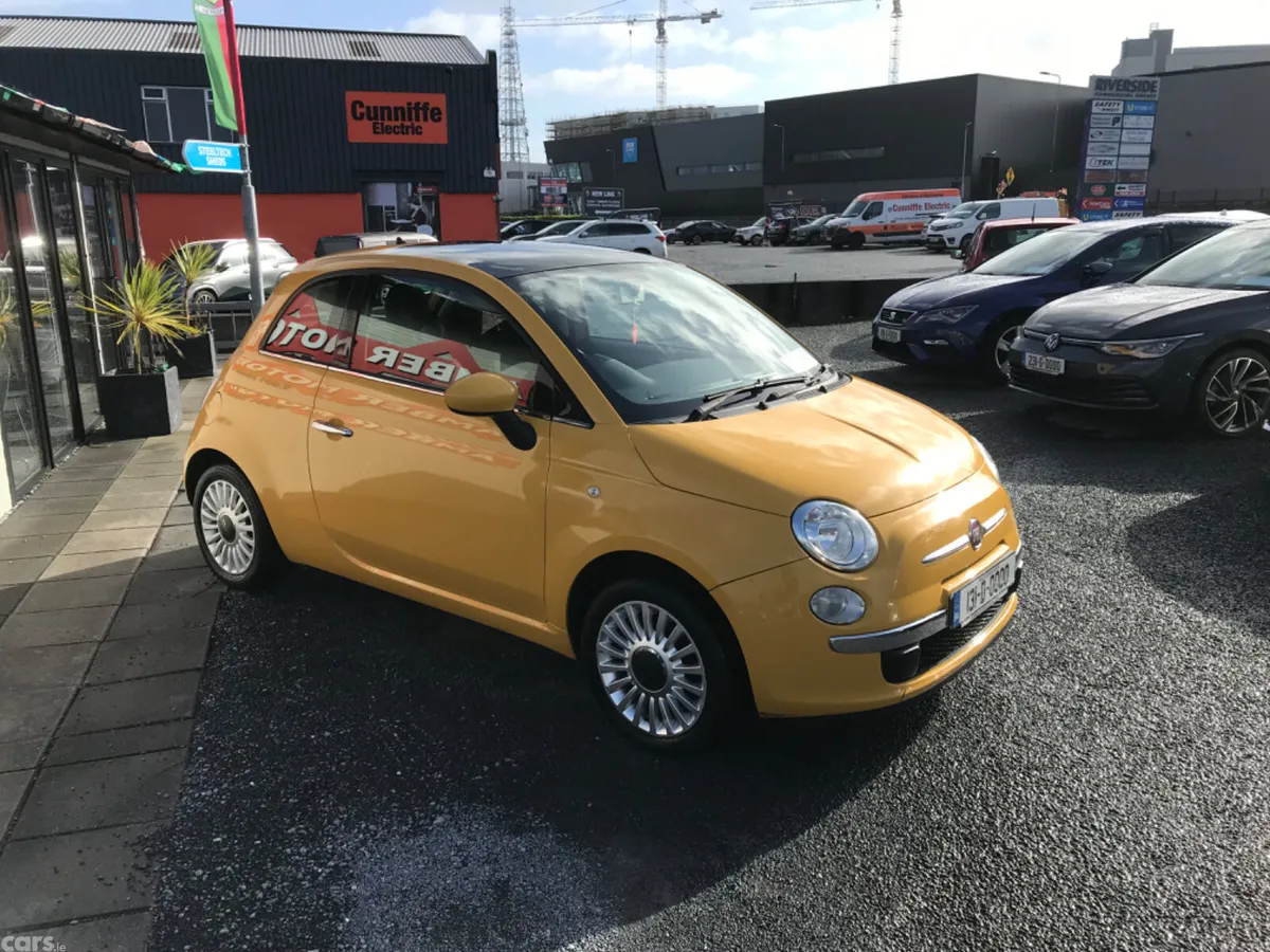 Fiat 500 Hatchback, Petrol, 2013, Yellow