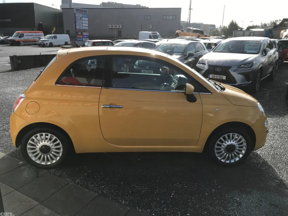 Fiat 500 Hatchback, Petrol, 2013, Yellow