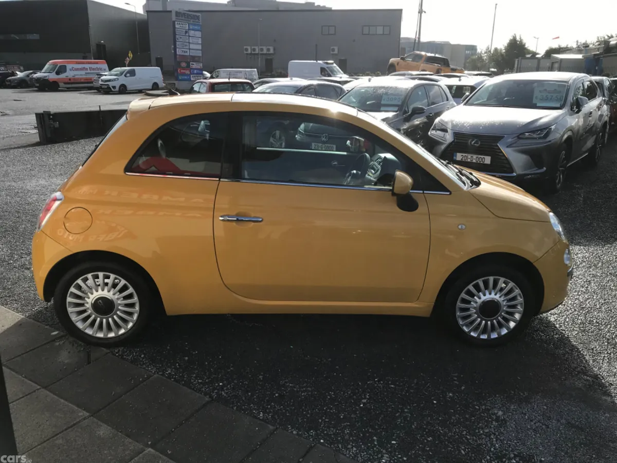 Fiat 500 Hatchback, Petrol, 2013, Yellow