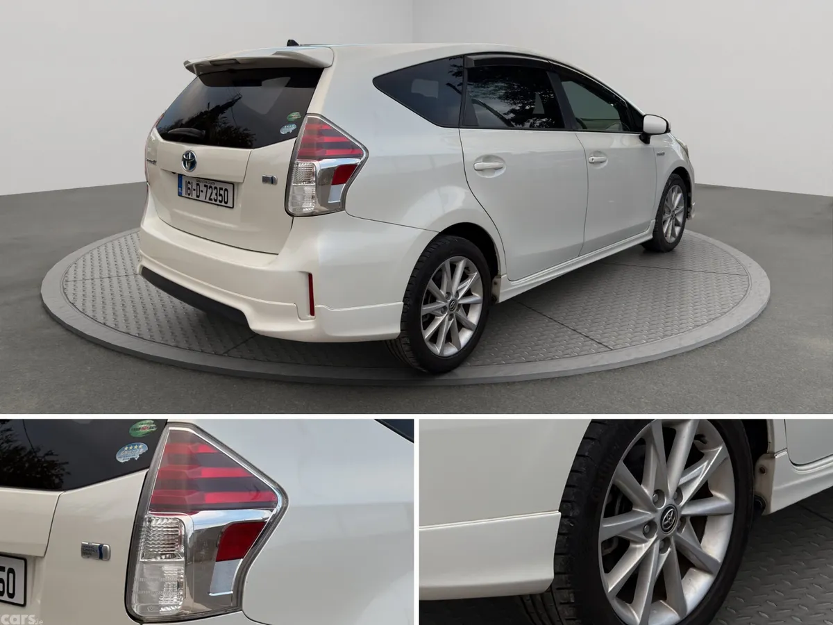 Toyota Prius MPV, Petrol Hybrid, 2016, White