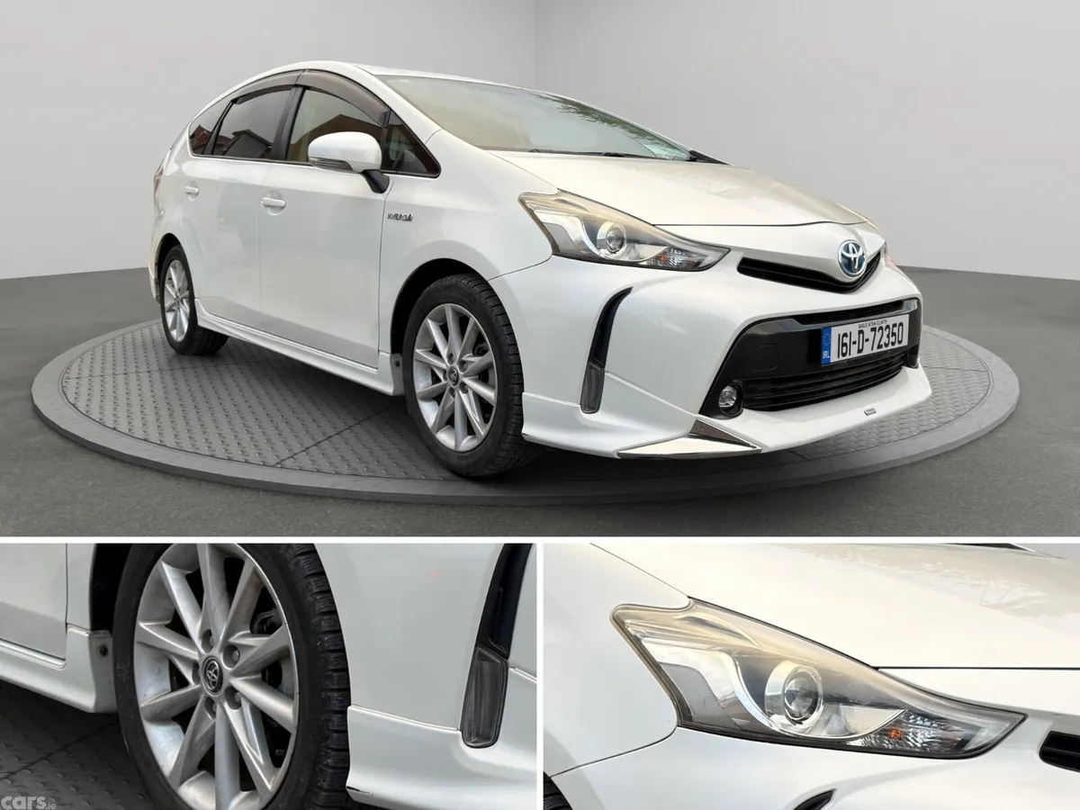 Toyota Prius MPV, Petrol Hybrid, 2016, White