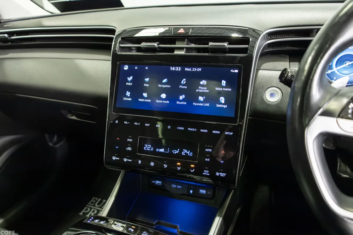 Hyundai Tucson SUV, Petrol Plug-in Hybrid, 2023, Blue