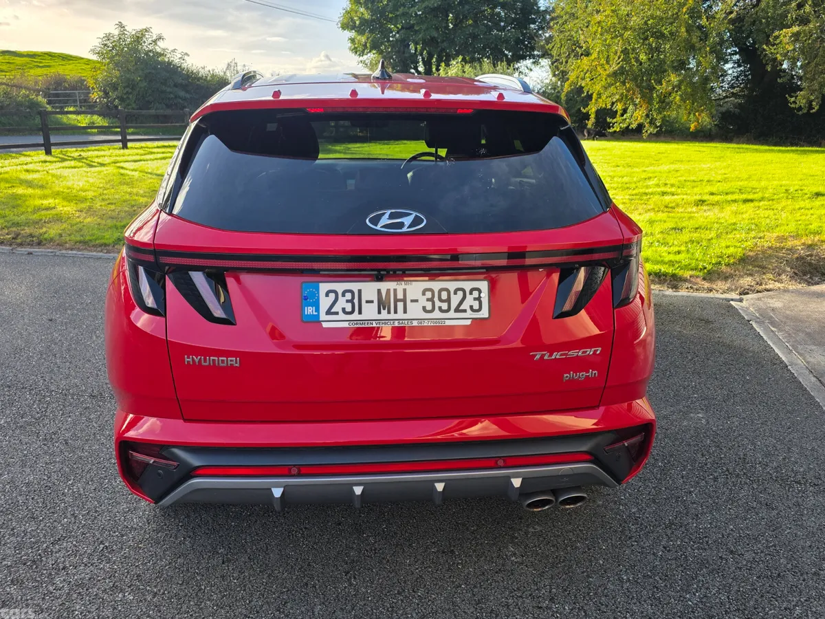 Hyundai Tucson SUV, Petrol Plug-in Hybrid, 2023, Red