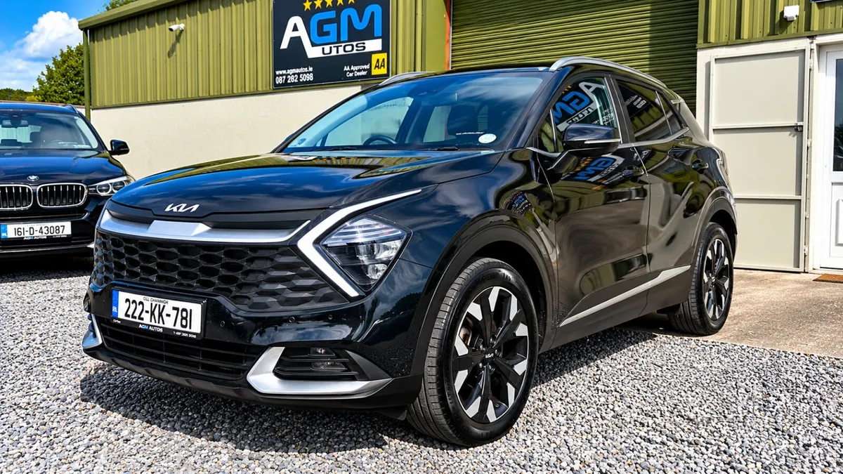Kia Sportage SUV, Petrol Plug-in Hybrid, 2022, Black