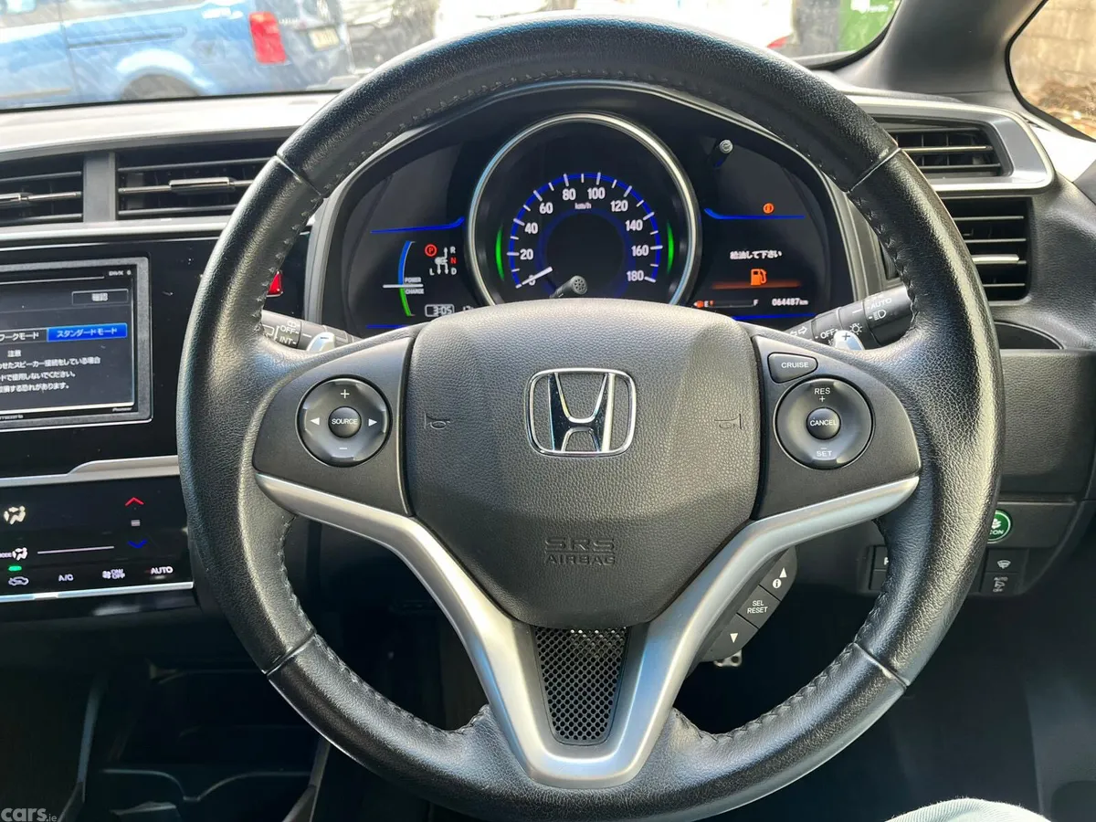 Honda Fit Hatchback, Petrol Hybrid, 2015, White