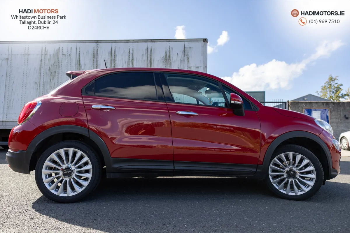 Fiat 500X Hatchback, Petrol, 2016, Red