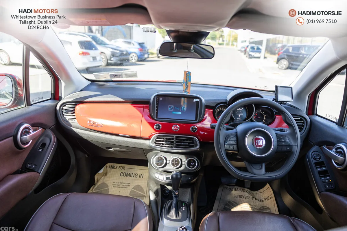 Fiat 500X Hatchback, Petrol, 2016, Red