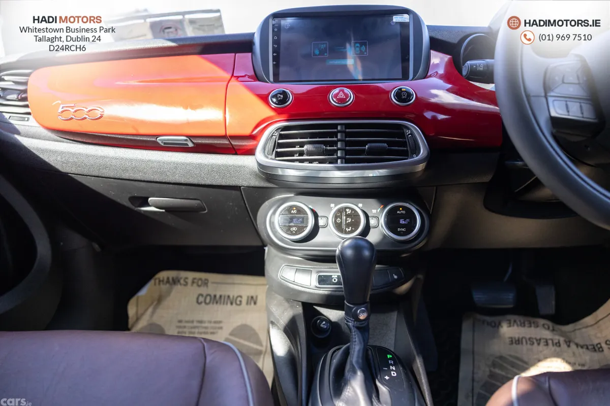 Fiat 500X Hatchback, Petrol, 2016, Red