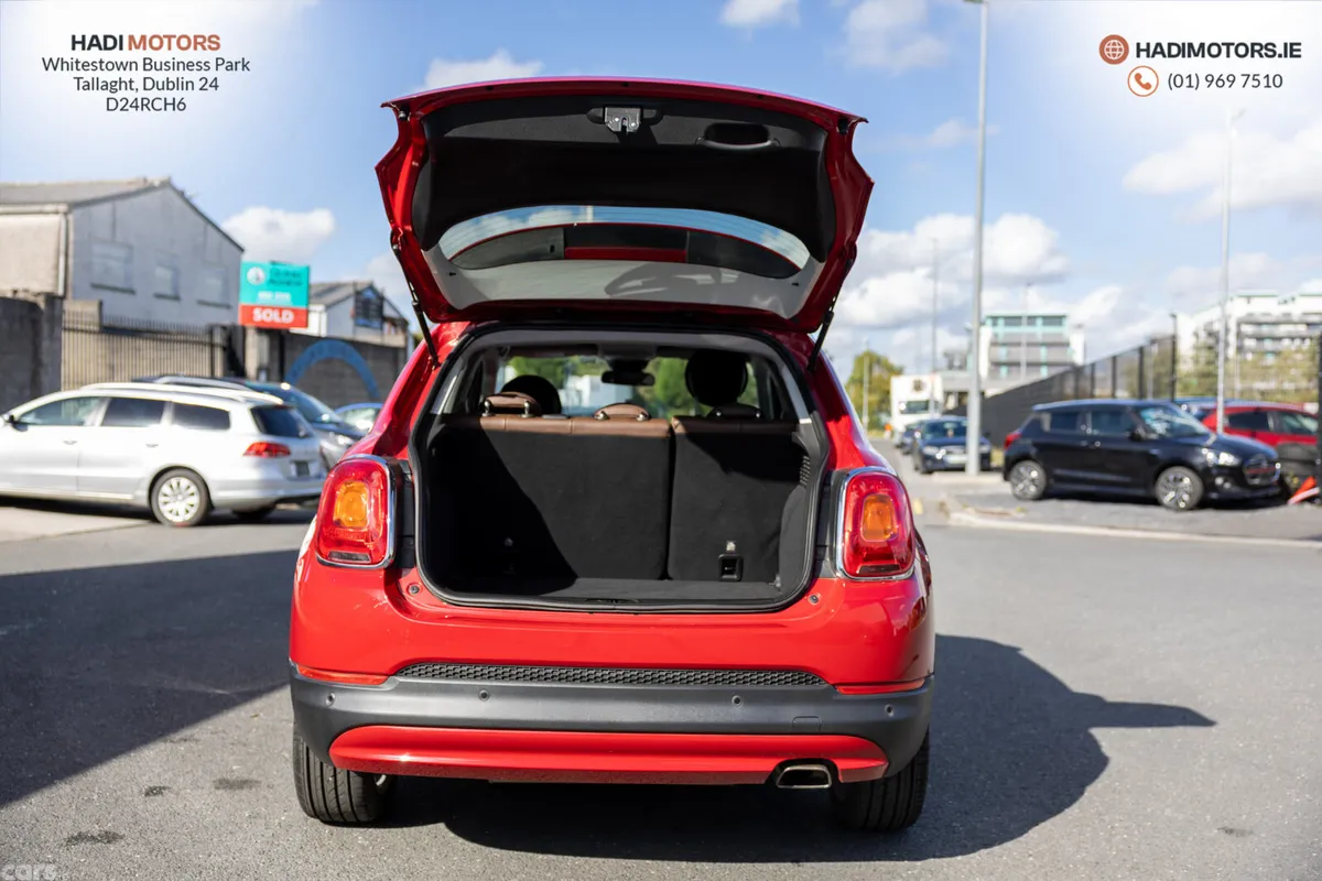 Fiat 500X Hatchback, Petrol, 2016, Red