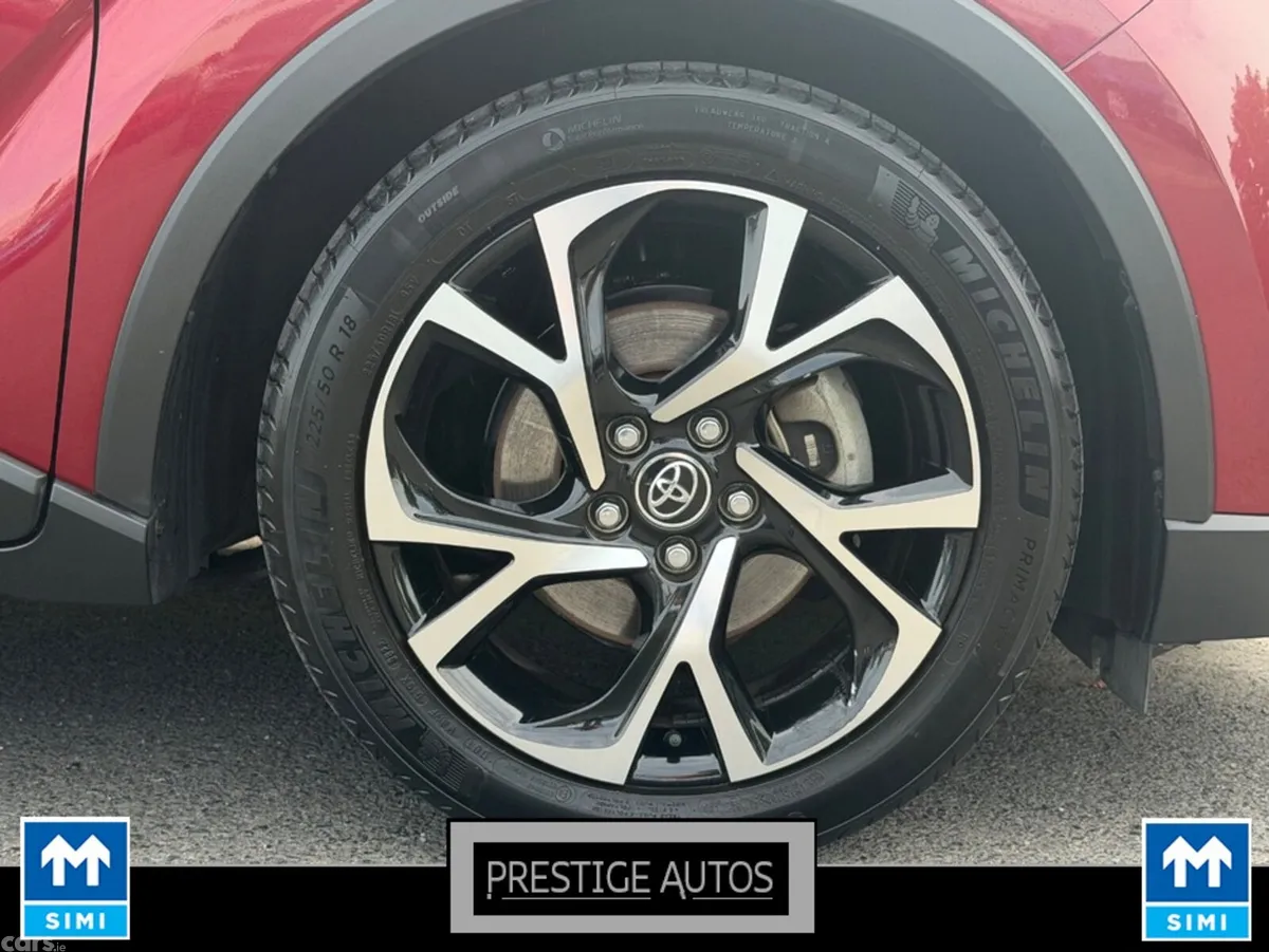 Toyota C-HR Hatchback, Petrol Hybrid, 2017, Red
