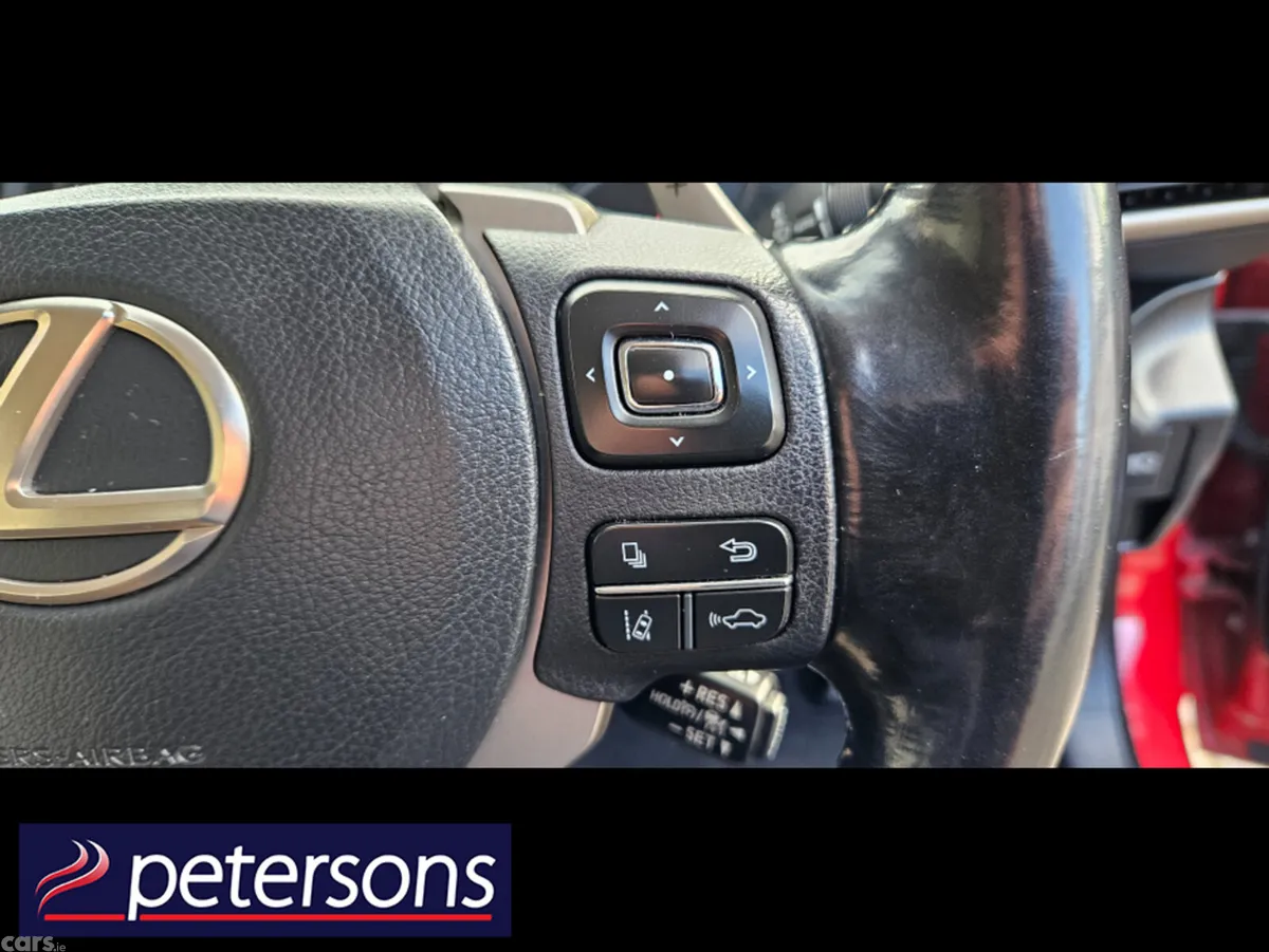 Lexus IS Saloon, Petrol Hybrid, 2017, Red