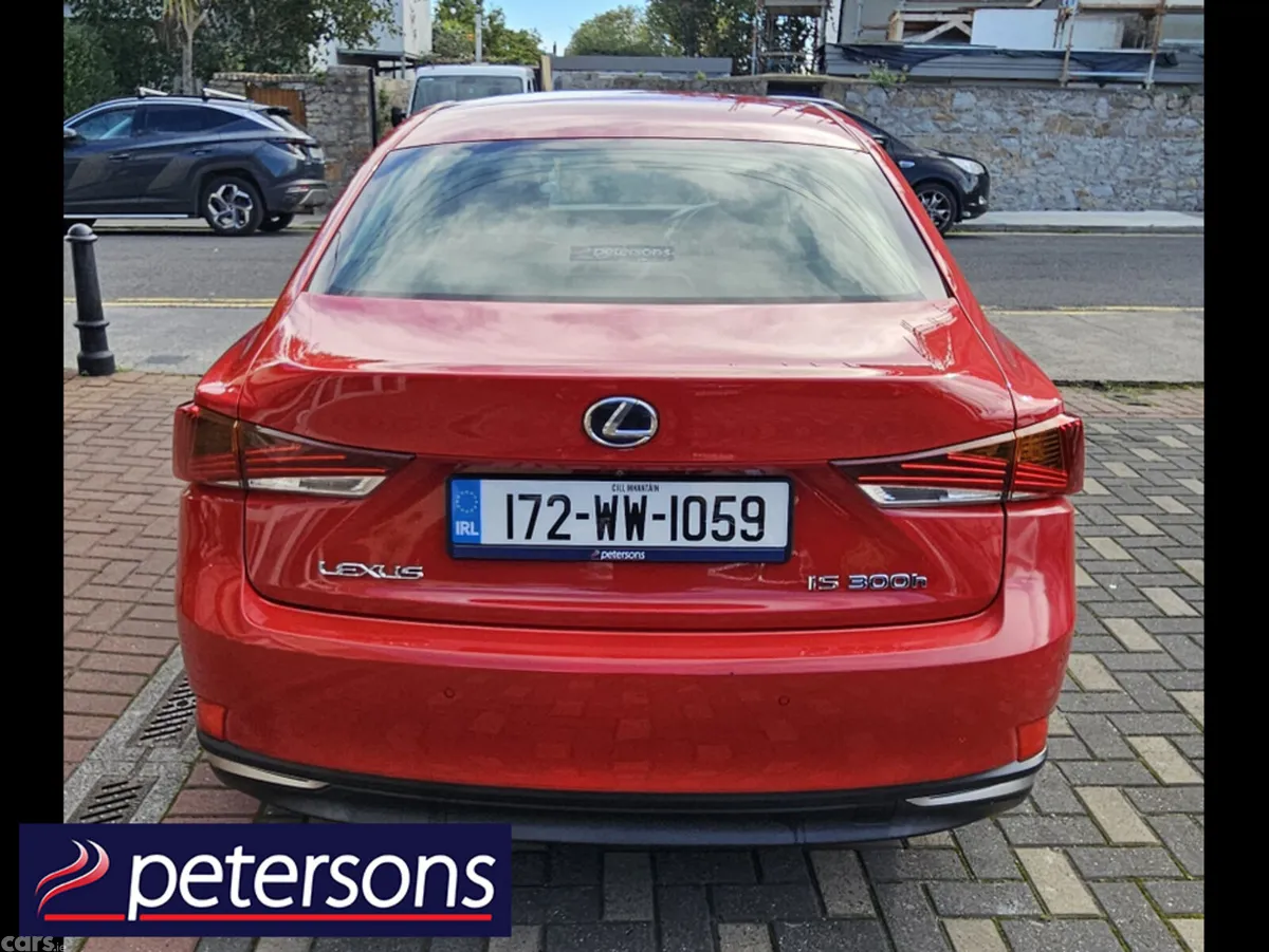 Lexus IS Saloon, Petrol Hybrid, 2017, Red