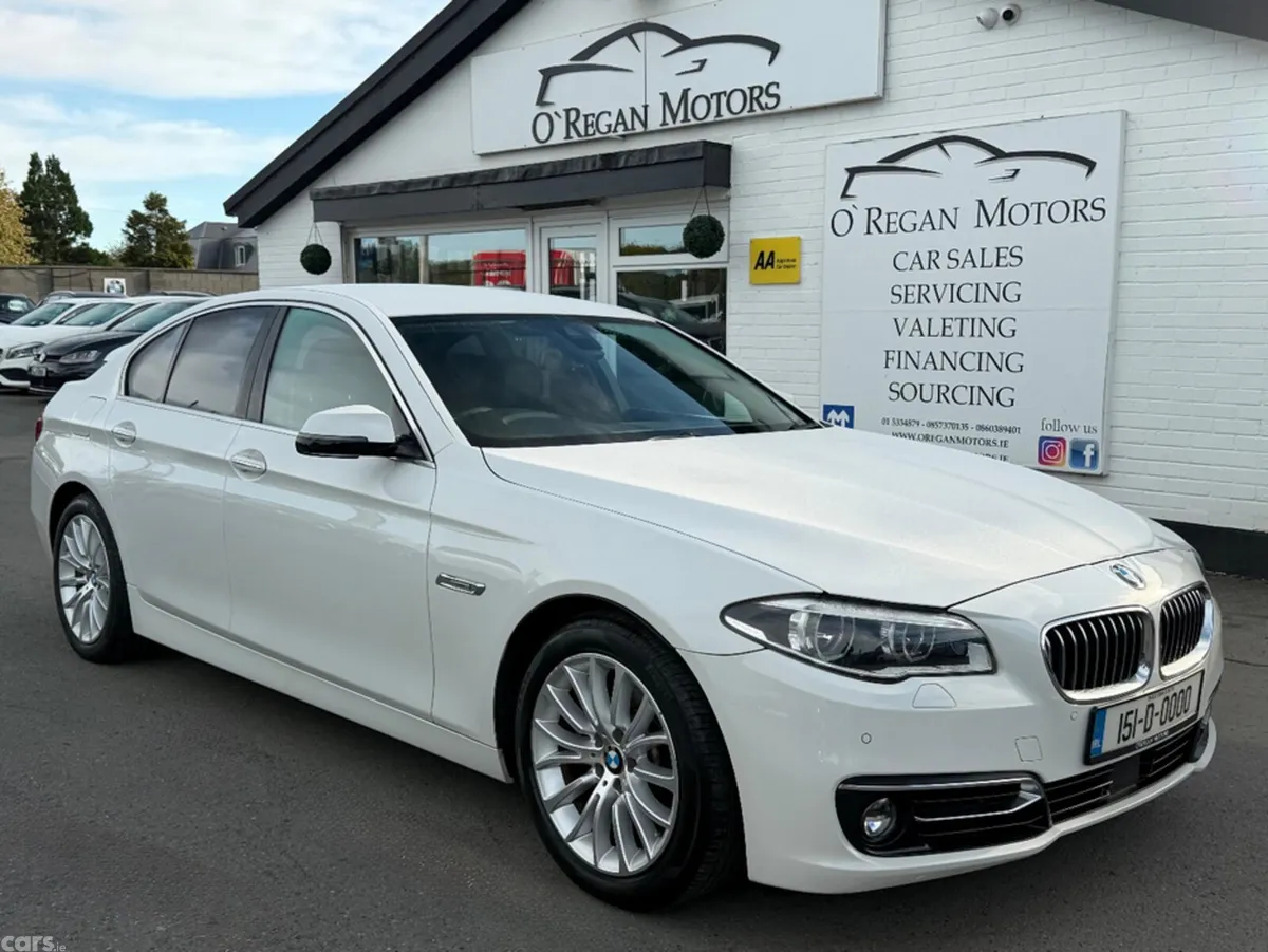 BMW 5-Series Saloon, Diesel, 2015, White