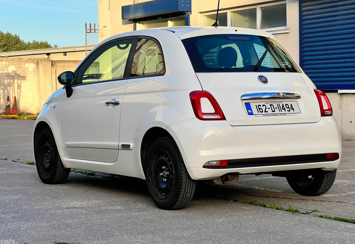 Fiat 500 Hatchback, Petrol, 2016, White