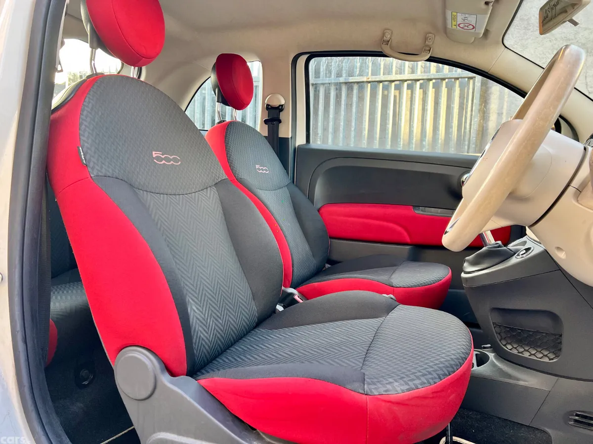Fiat 500 Hatchback, Petrol, 2016, White