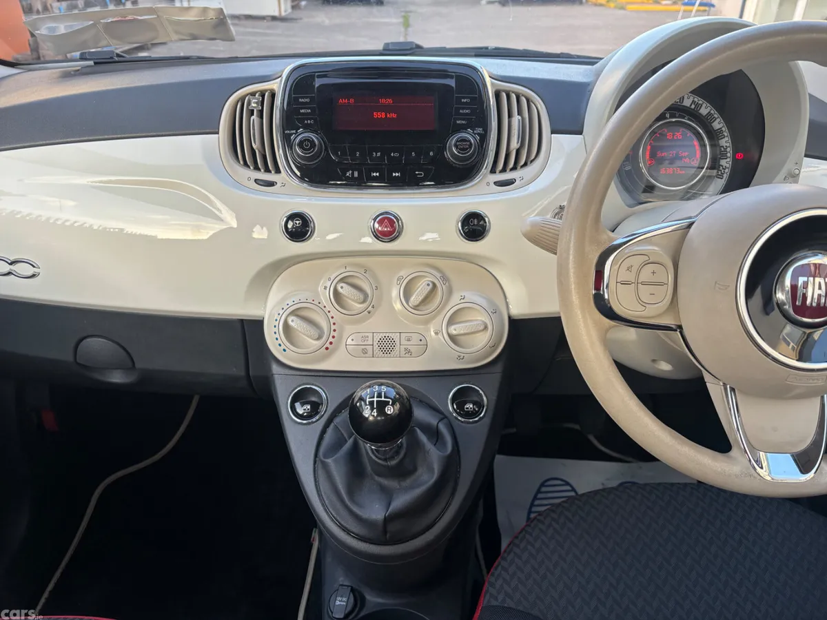 Fiat 500 Hatchback, Petrol, 2016, White