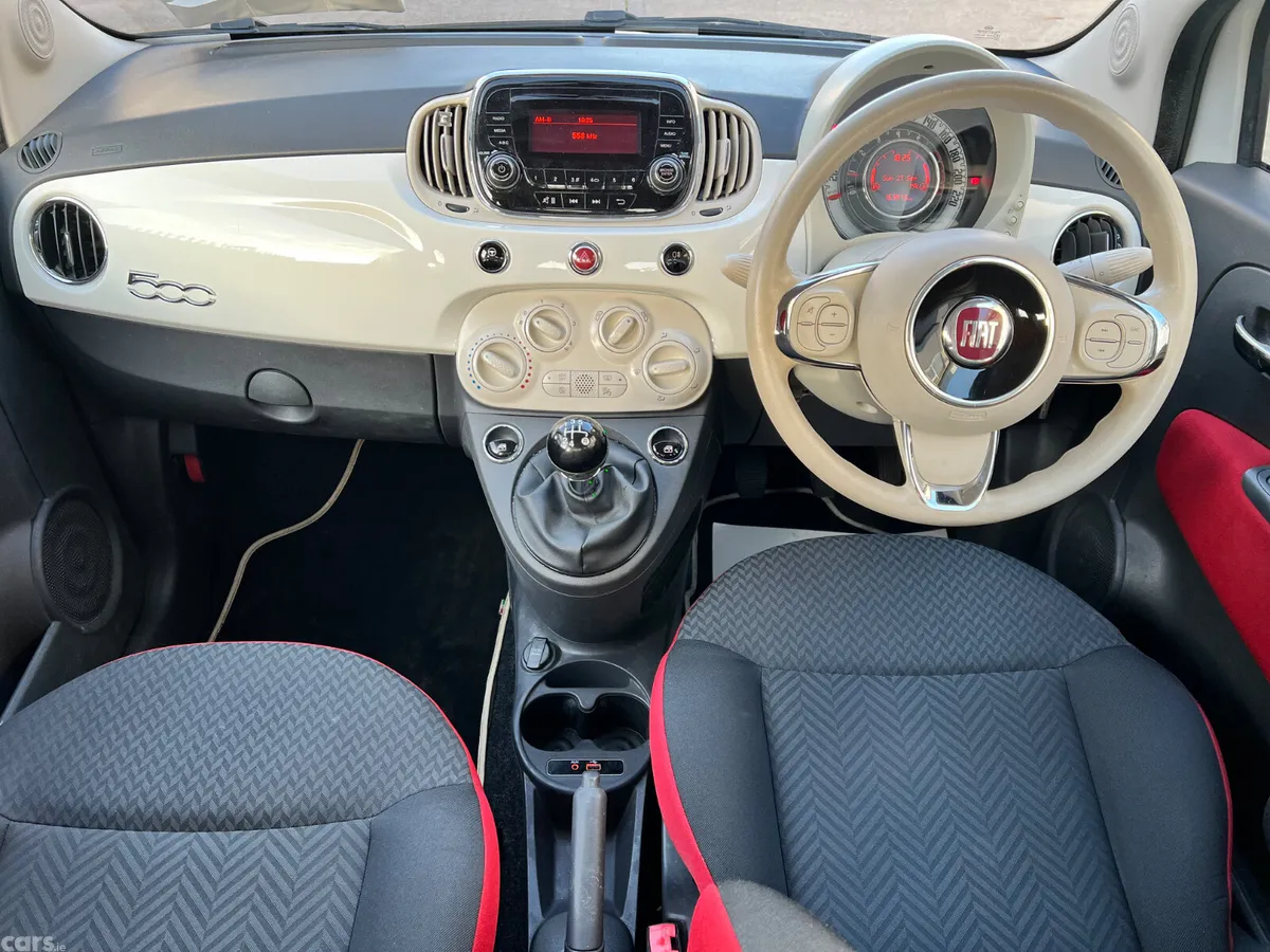 Fiat 500 Hatchback, Petrol, 2016, White