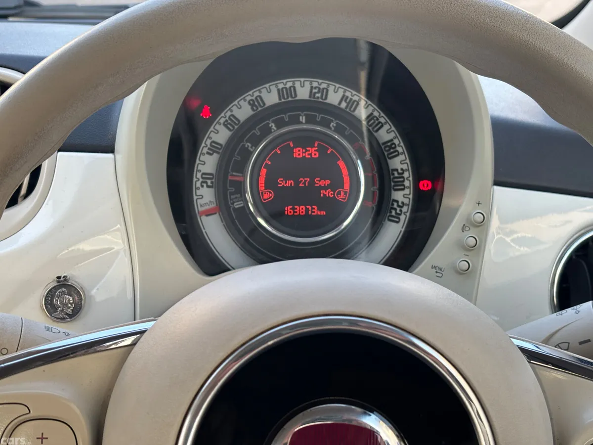 Fiat 500 Hatchback, Petrol, 2016, White