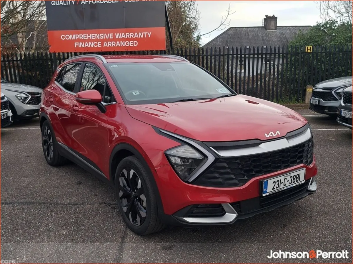 Kia Sportage SUV, Petrol Plug-in Hybrid, 2023, Red